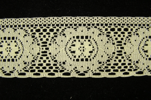 2 Inch Flat Lace, Yellow (50 Yards) 397 Yellow MADE IN USA